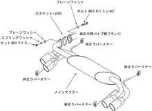 Load image into Gallery viewer, HKS Legamax Axleback Exhaust 2008-2014 WRX Hatchback / 2008-2014 STI Hatchback