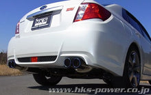 Load image into Gallery viewer, HKS Legamax Catback Exhaust 2011-2014 WRX Sedan / 2011-2014 STI Sedan