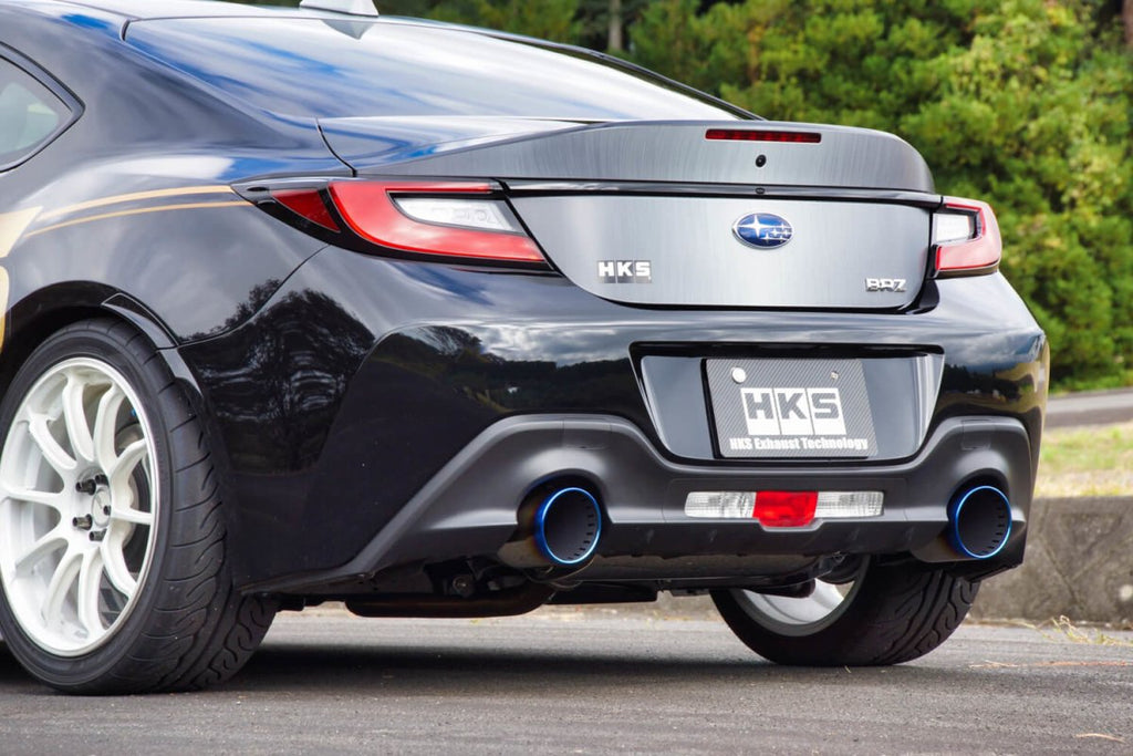 HKS Legamax Premium Axle Back Exhaust w/ Burnt Stainless Steel Tips 2022-2025 BRZ / 2022-2025 GR86