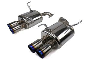 HKS Legamax Premium Axleback Exhaust w/ Burnt Tips 2015-2021 WRX / 2015-2021 STI