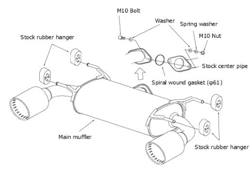 HKS Legamax Premium Catback Exhaust 2015-2021 WRX / 2015-2021 STI