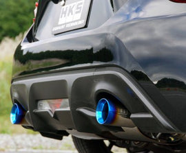 HKS Legamax Sports S-Tail Catback Exhaust w/ Burnt Tips 2013-2021 BRZ / 2013-2016 FRS / 2017-2021 GT86