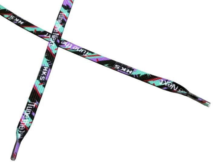 HKS Shoelace Pair w/ Oil Color Design