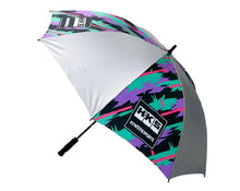Load image into Gallery viewer, HKS Silver / Oil Slick Folding Umbrella