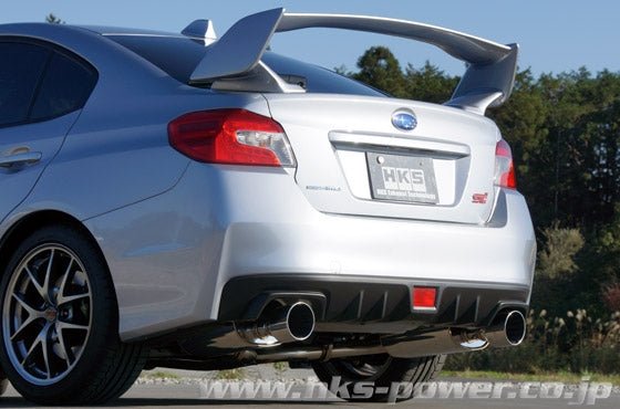 HKS Super Turbo Dual Stainless Steel Tip Catback Exhaust 2015-2021 WRX