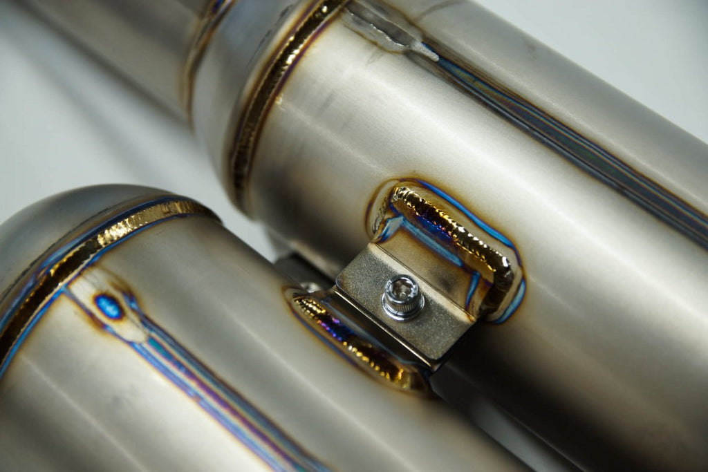 HKS Super Turbo Twin Tail Titanium Tip Catback Exhaust 2015-2021 WRX / 2015-2021 STI