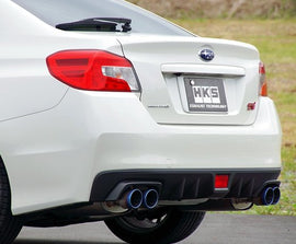 HKS Super Turbo Twin Tail Titanium Tip Catback Exhaust 2015-2021 WRX / 2015-2021 STI