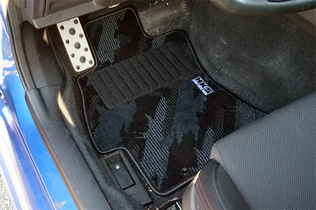 HKS Tufted Series Monotone Oil Color Floor Mat Set (LHD) 2015-2021 WRX / 2015-2021 STI