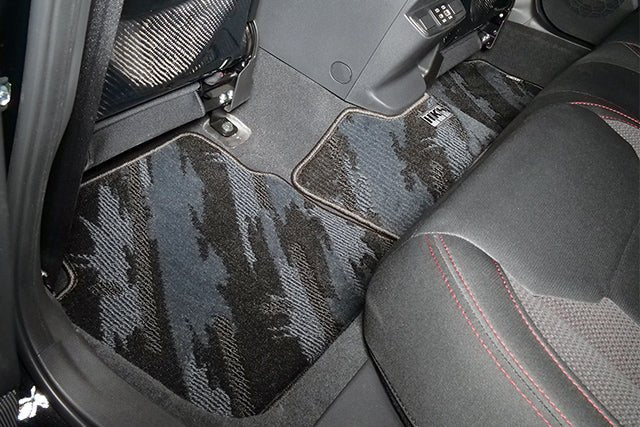 HKS Tufted Series Monotone Oil Color Floor Mat Set (LHD)2022-2025 WRX
