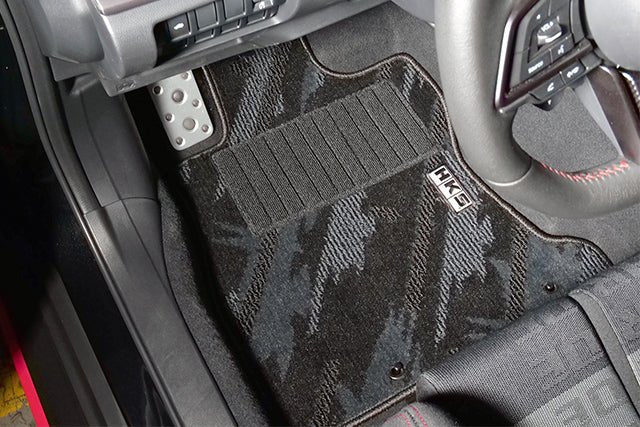 HKS Tufted Series Monotone Oil Color Floor Mat Set (LHD)2022-2025 WRX