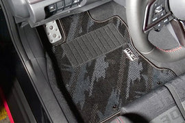 HKS Tufted Series Monotone Oil Color Floor Mat Set (LHD)2022-2025 WRX