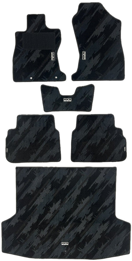 HKS Tufted Series Monotone Oil Color Floor Mat Set (LHD)2022-2025 WRX