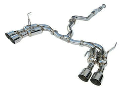 Invidia Gemini R400 Cat back Exhaust Stainless Steel Tips 2011-2014 WRX Hatchback / 2008-2014 STI Hatchback