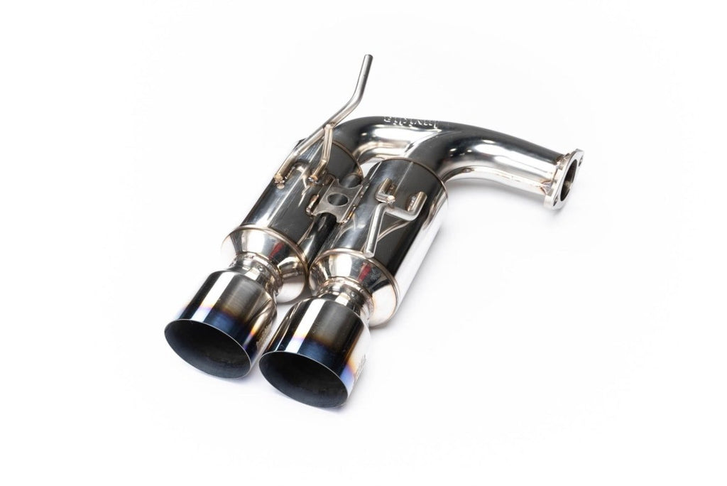 Invidia Gemini R400 Cat back Exhaust Titanium Tips 2011-2014 WRX Hatchback / 2008-2014 STI Hatchback