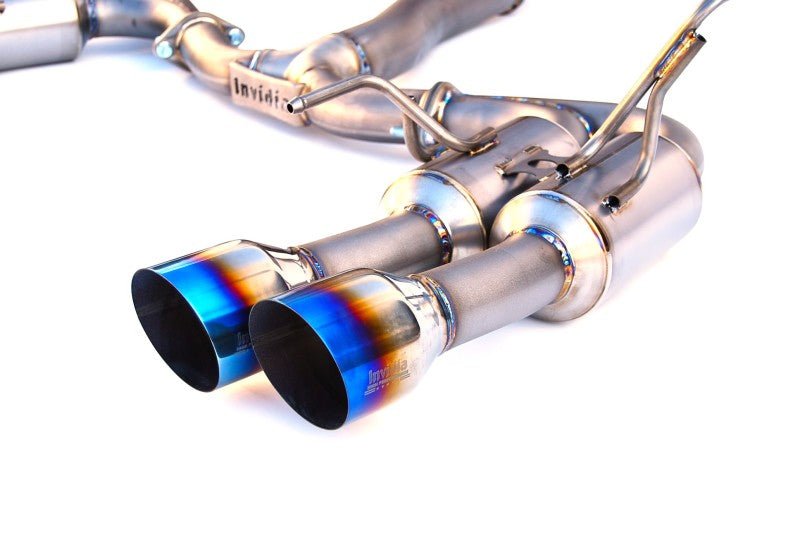 Invidia Gemini R400 Full Titanium Quad Tip Exhaust 2015-2021 WRX / 2015-2021 STI