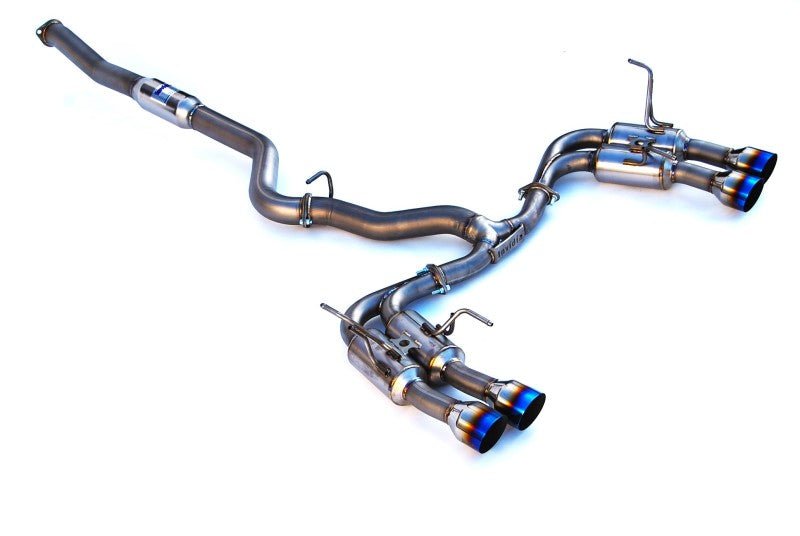 Invidia Gemini R400 Full Titanium Quad Tip Exhaust 2015-2021 WRX / 2015-2021 STI
