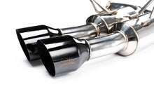 Load image into Gallery viewer, Invidia Gemini R400 Signature Series Black Tip Quad Tip Exhaust 2015-2021 WRX / 2015-2021 STI