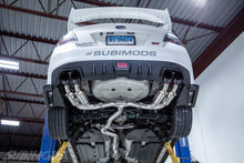 Load image into Gallery viewer, Invidia Gemini R400 Signature Series Black Tip Quad Tip Exhaust 2015-2021 WRX / 2015-2021 STI