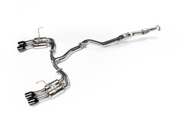 Invidia Gemini R400 Signature Series Black Tip Quad Tip Exhaust 2015-2021 WRX / 2015-2021 STI