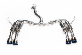Invidia Gemini R400 Stainless Steel Catback Exhaust w/ Titanium Quad Tips 2022-2024 WRX