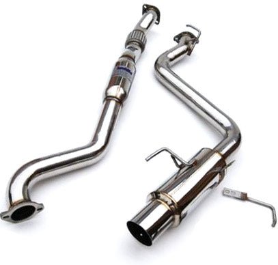 Invidia N1 Single Stainless Steel Catback Exhaust w/ Polished Tip 2022-2024 WRX