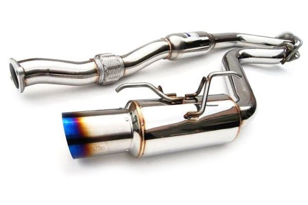 Invidia N1 Cat Back Exhaust Titanium Tip 2008-2014 WRX Hatchack