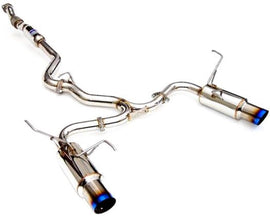 Invidia N1 Dual Cat Back Exhaust Titanium Tips 2008-2014 WRX Sedan / 2011-2014 STI Sedan / 2009-2014 Forester XT