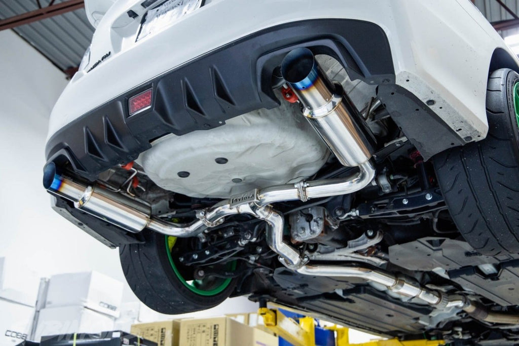 Invidia N1 Dual Cat Back Exhaust Titanium Tips 2015-2021 WRX / 2015-2021 STI / 2015-2016 Forester XT
