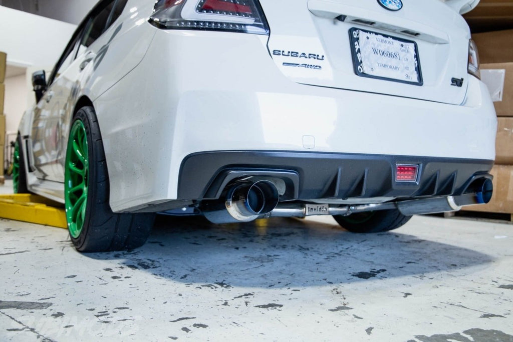 Invidia N1 Dual Cat Back Exhaust Titanium Tips 2015-2021 WRX / 2015-2021 STI / 2015-2016 Forester XT