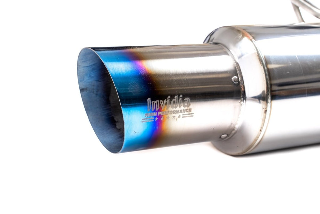 Invidia N1 Dual Cat Back Exhaust Titanium Tips 2015-2021 WRX / 2015-2021 STI / 2015-2016 Forester XT
