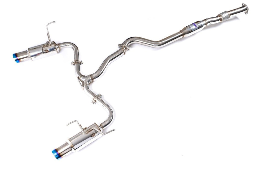Invidia N1 Dual Stainless Steel Catback Exhaust w/ Titanium Tips 2022-2024 WRX