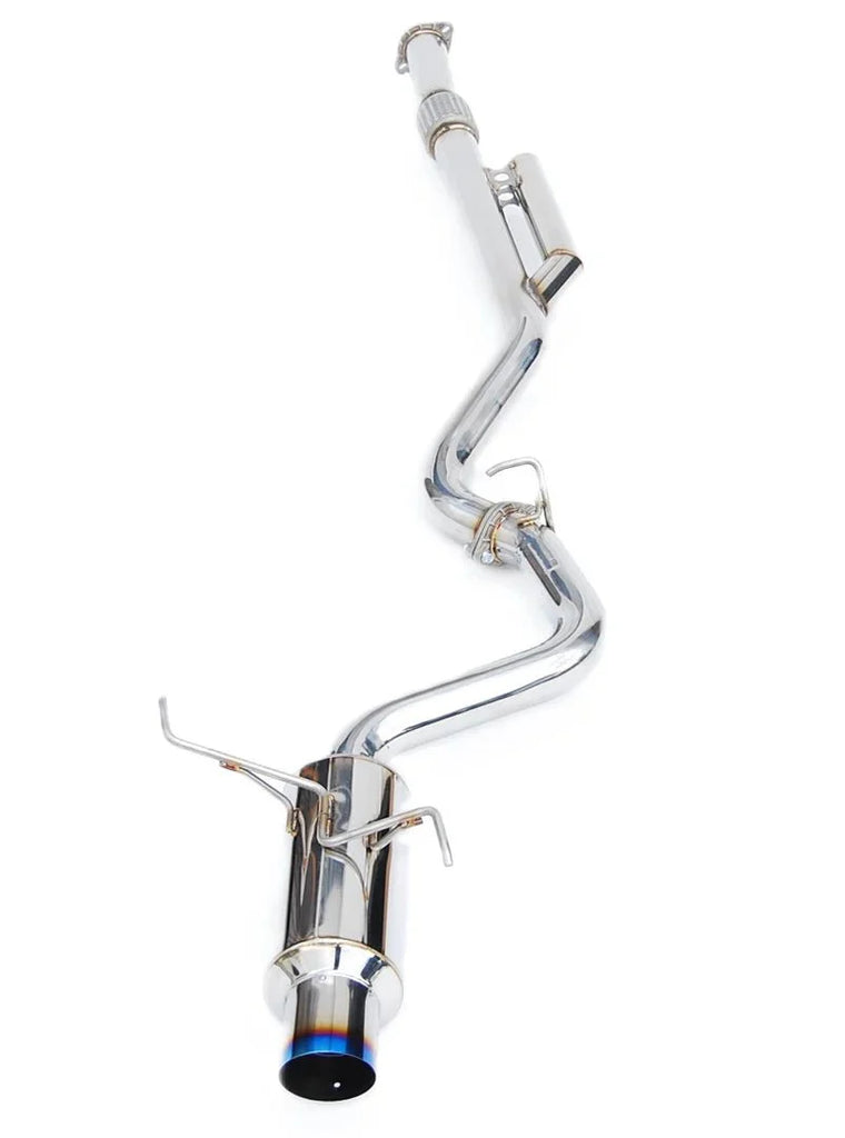 Invidia N1 Single Stainless Steel Catback Exhaust w/ Titanium Tip 2022-2024 WRX
