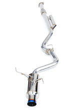 Load image into Gallery viewer, Invidia N1 Single Stainless Steel Catback Exhaust w/ Titanium Tip 2022-2024 WRX