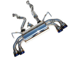 Invidia Q300 Cat back Exhaust Titanium Tips 2011-2014 WRX Hatchback / 2008-2014 STI Hatchback