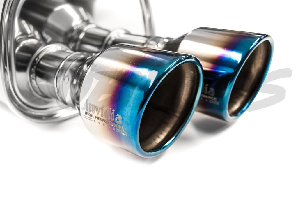 Invidia Q300 Cat Back Exhaust Titanium Tips 2011-2014 WRX Sedan / 2011-2014 STI Sedan