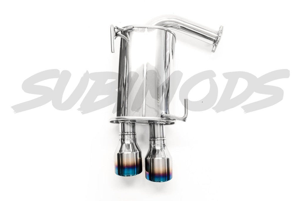 Invidia Q300 Cat Back Exhaust Titanium Tips 2011-2014 WRX Sedan / 2011-2014 STI Sedan
