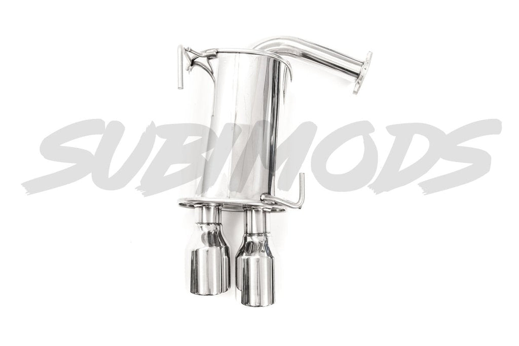 Invidia Q300 Cat Back Exhaust w/ Double Wall Stainless Steel Tips 2015-2021 WRX / 2015-2021 STI