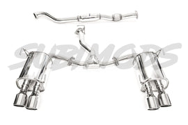 Invidia Q300 Cat Back Exhaust w/ Double Wall Stainless Steel Tips 2015-2021 WRX / 2015-2021 STI