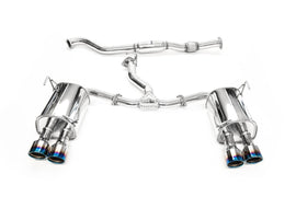 Invidia Q300 Cat Back Exhaust w/ Double Wall Titanium Tips 2015-2021 WRX / 2015-2021 STI