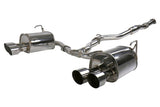 Invidia Q300 Cat Back Exhaust w/ Single Wall Stainless Steel Tips 2015-2021 WRX / 2015-2021 STI