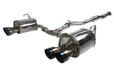 Invidia Q300 Cat Back Exhaust w/ Single Wall Titanium Tips 2015-2021 WRX / 2015-2021 STI
