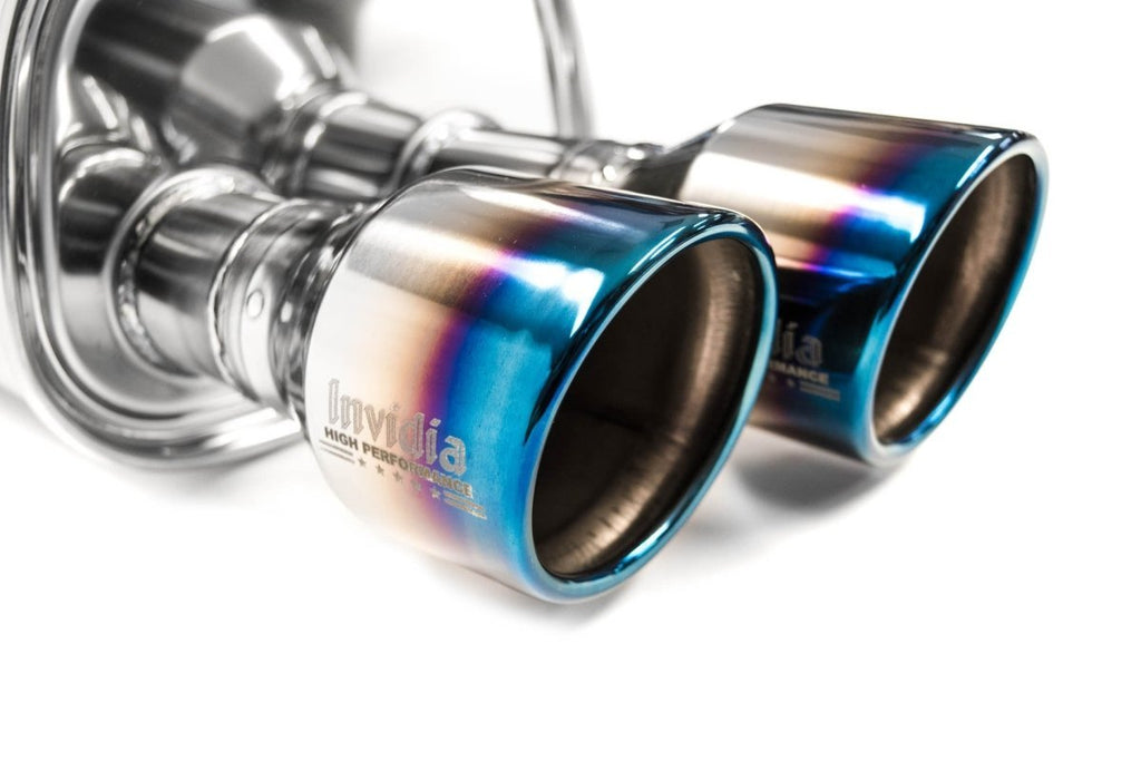 Invidia Q300 Stainless Steel Catback Exhaust w/ Titanium Double Wall Quad Tips 2022-2024 WRX