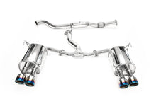 Load image into Gallery viewer, Invidia Q300 Stainless Steel Catback Exhaust w/ Titanium Double Wall Quad Tips 2022-2024 WRX