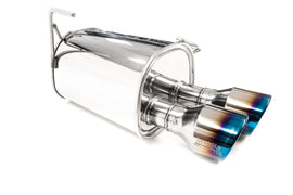 Invidia Q300 Stainless Steel Catback Exhaust w/ Titanium Double Wall Quad Tips 2022-2024 WRX