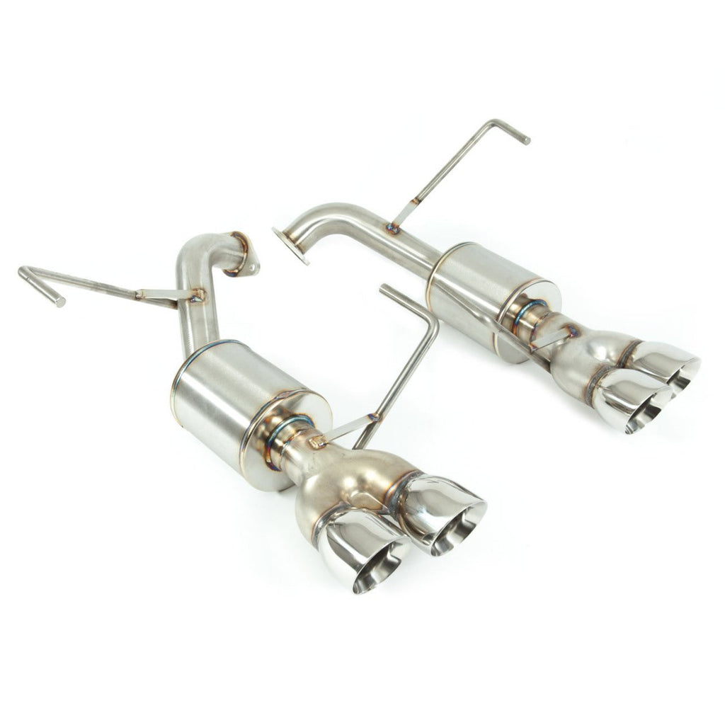 Nameless Performance Axle Back 3" Double Wall Polished Tips w/ 5" Muffler 2022-2024 WRX