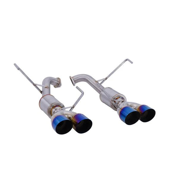 Nameless Performance Axle Back 3.5" Single Wall Burnt Tips w/ 4" Mufflers 2022-2024 WRX