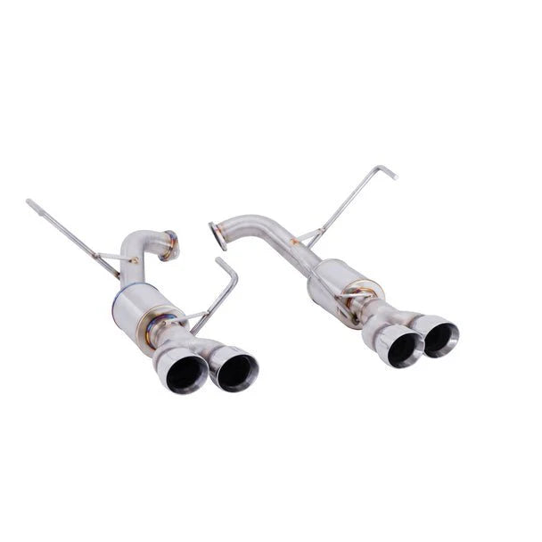 Nameless Performance Axle Back 3.5" Single Wall Polished Tips w/ 4" Mufflers 2022-2024 WRX