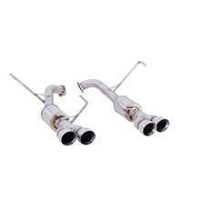 Load image into Gallery viewer, Nameless Performance Axle Back 3.5" Single Wall Polished Tips w/ 4" Mufflers 2022-2024 WRX