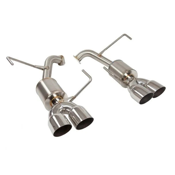 Nameless Performance Axle Back 3.5" Single Wall Polished Tips w/ 5" Muffler 2022-2024 WRX