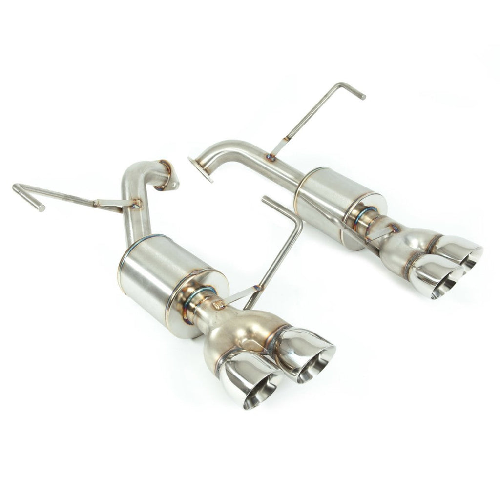Nameless Performance Axle Back w/ 3" Double Wall Polished Tips and 5" Mufflers 15-21 WRX / 15-18 STI